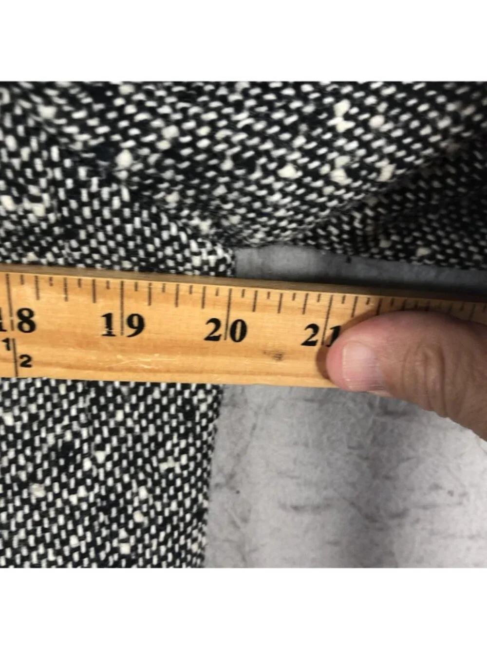 Old Money Dress Womens 11 Gray Tweed Paisley Long Sleeve Coat Set 70s Statement
